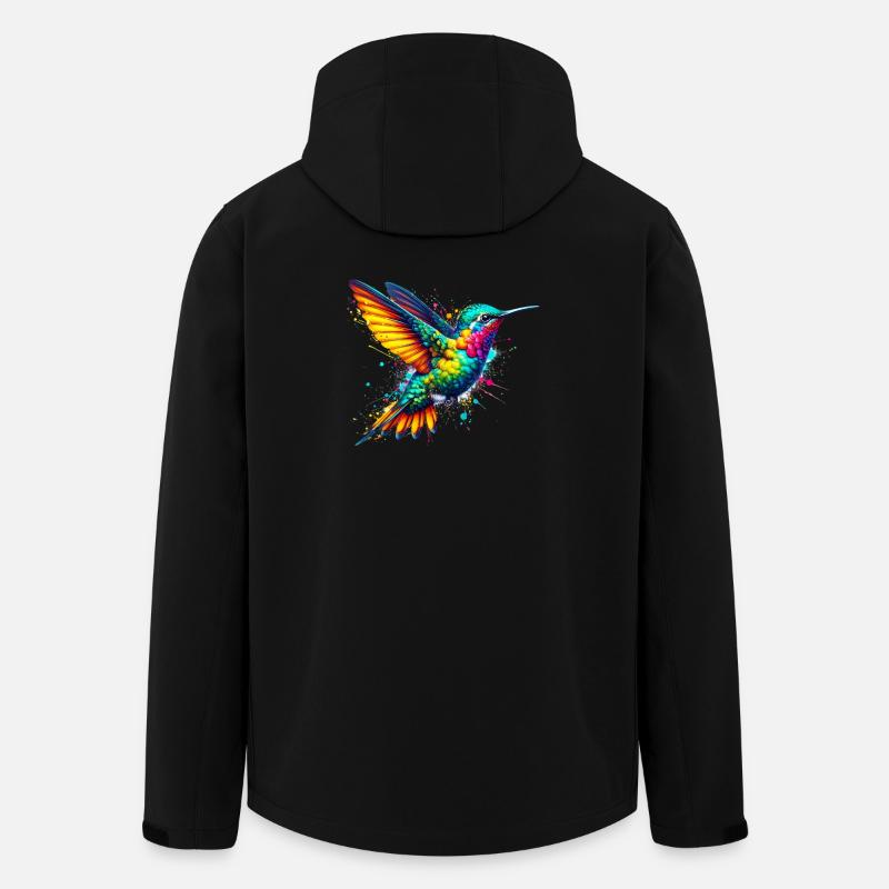 Colibri - Veste softshell homme en polyester recyclé Stanley/Stella - noir
