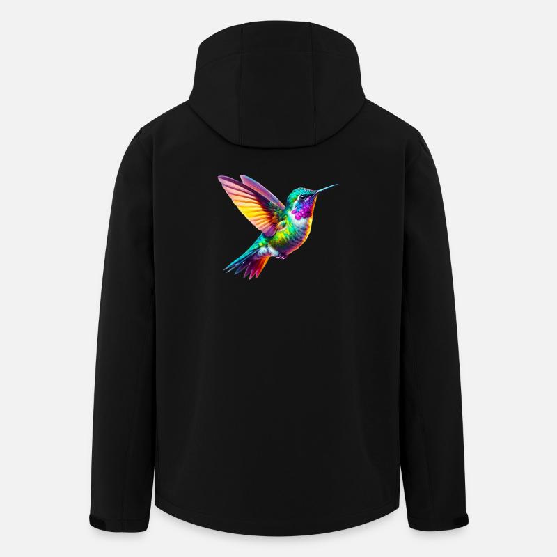 Hummingbird - Men’s Recycled Softshell Jacket by Stanley/Stella - black