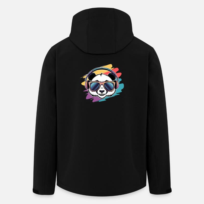Ambiance Panda Cool - Veste softshell homme en polyester recyclé Stanley/Stella - noir