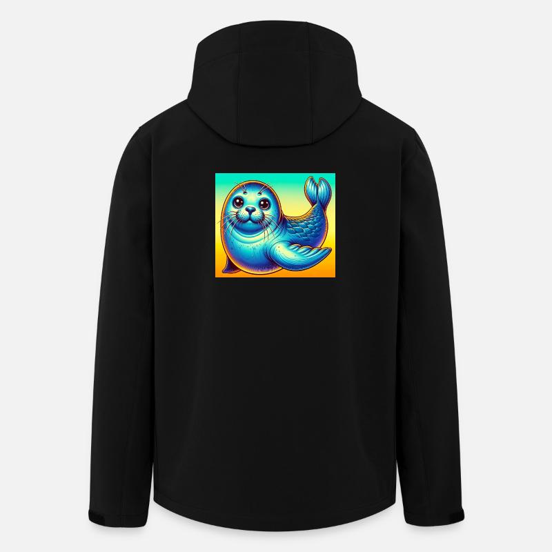 Siegel - Recycelte Männer Softshell-Jacke von Stanley/Stella - Schwarz