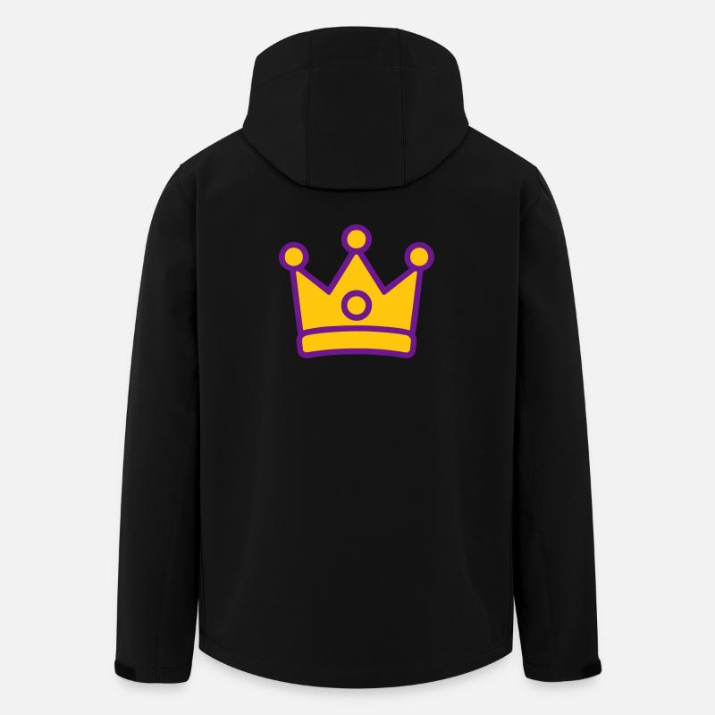 Crown! - Men’s Recycled Softshell Jacket by Stanley/Stella - black