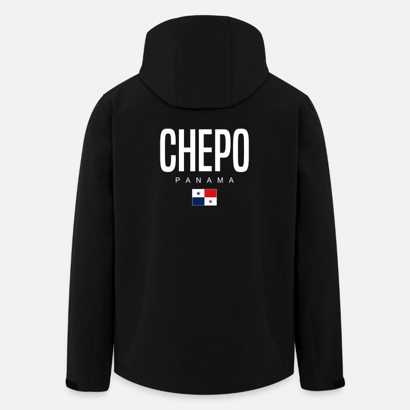 Chepo Panama Panamaer - Recycelte Männer Softshell-Jacke von Stanley/Stella - Schwarz