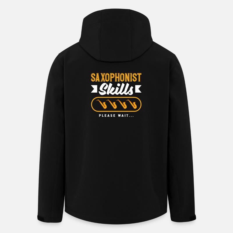 Saxophonist Skills Loading Lustiges Saxophon - Recycelte Männer Softshell-Jacke von Stanley/Stella - Schwarz