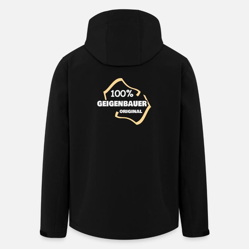Cadeau pour les luthiers - Veste softshell homme en polyester recyclé Stanley/Stella - noir