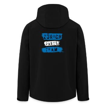 Équipe du Parti de Zurich - Veste softshell homme en polyester recyclé Stanley/Stella - noir - Dos - AI Model Male 185 light (185cm)