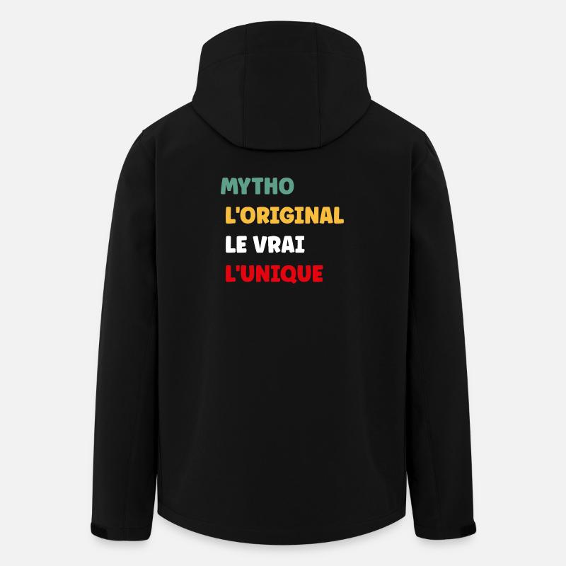 Mytho Original Unique Tee - Veste softshell homme en polyester recyclé Stanley/Stella - noir