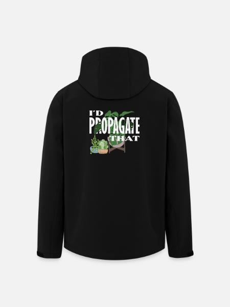 I Propagate That Plant Lover - Recycelte Männer Softshell-Jacke von Stanley/Stella - Schwarz