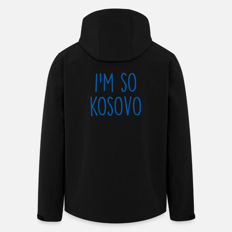 Kosovo - Recycelte Männer Softshell-Jacke von Stanley/Stella - Schwarz