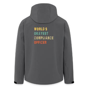 Responsable conformité le plus compétent du monde - Veste softshell homme en polyester recyclé Stanley/Stella - noir - Dos - AI Model Male 185 light (185cm)