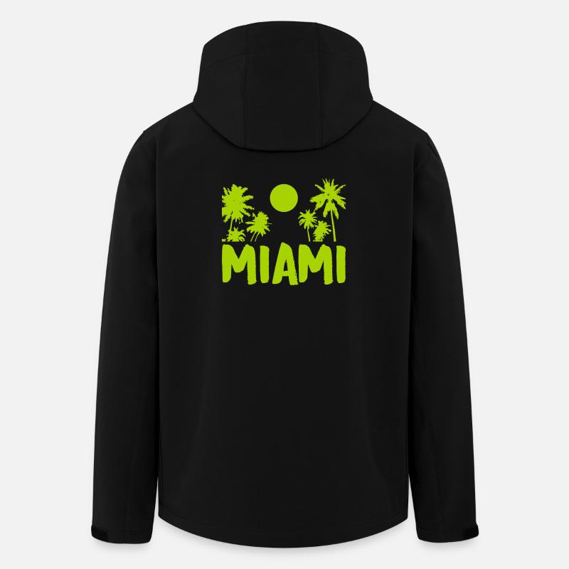 miami - Recycelte Männer Softshell-Jacke von Stanley/Stella - Schwarz