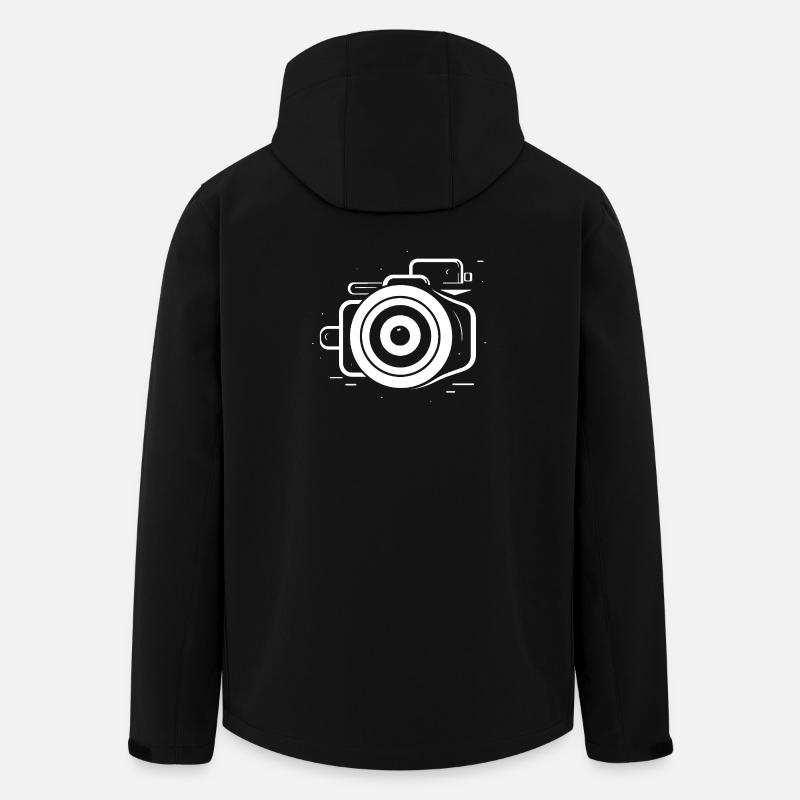 Kamera Fokus - Recycelte Männer Softshell-Jacke von Stanley/Stella - Schwarz