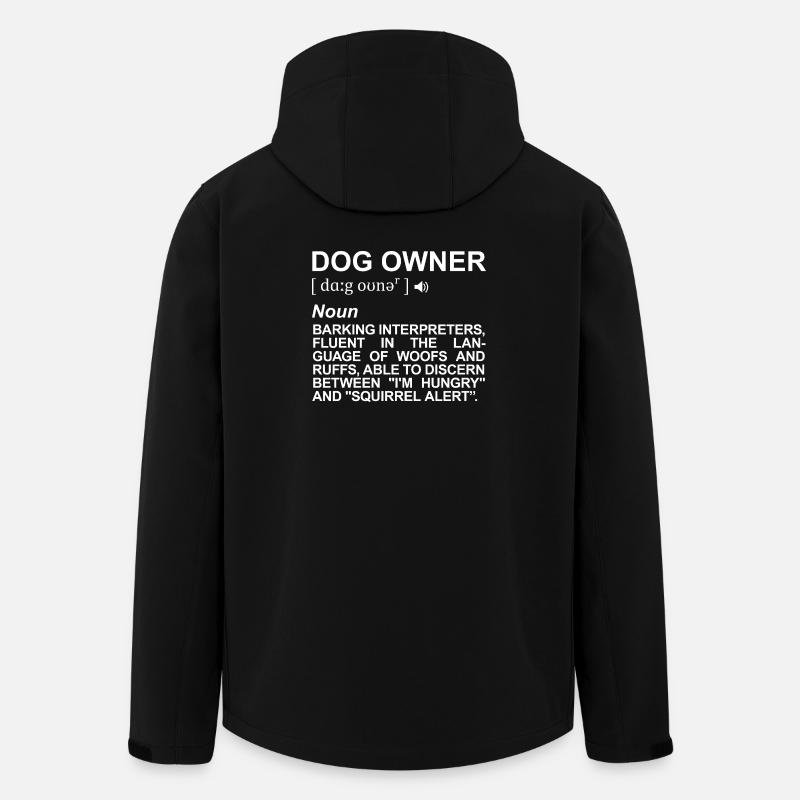 Dog Owner Description - Men’s Recycled Softshell Jacket by Stanley/Stella - black