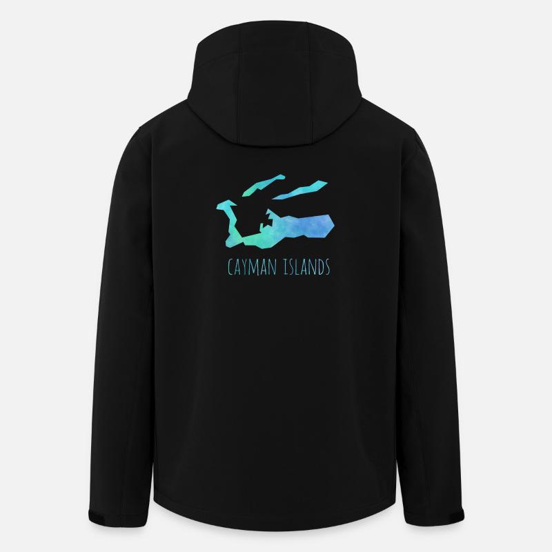 Kaimaninseln - Recycelte Männer Softshell-Jacke von Stanley/Stella - Schwarz