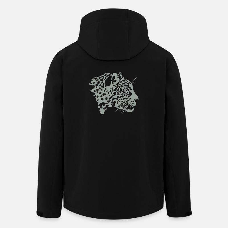 guépard - Veste softshell homme en polyester recyclé Stanley/Stella - noir