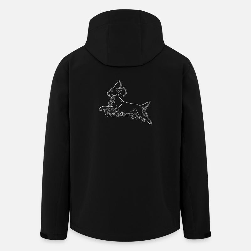 Springer Spaniel - Veste softshell homme en polyester recyclé Stanley/Stella - noir