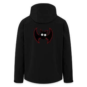 Halloween Bat - Men’s Recycled Softshell Jacket by Stanley/Stella - black - Back - AI Model Male 185 light (185cm)
