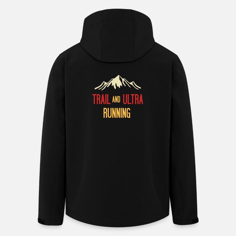 Trail and Ultra Running - Men’s Recycled Softshell Jacket by Stanley/Stella - black