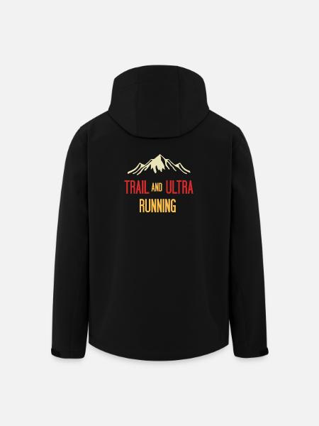 Trail and Ultra Running - Men’s Recycled Softshell Jacket by Stanley/Stella - black