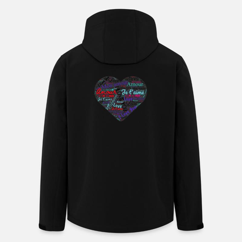MAMAN. FÊTE DES MÈRES - Veste softshell homme en polyester recyclé Stanley/Stella - noir