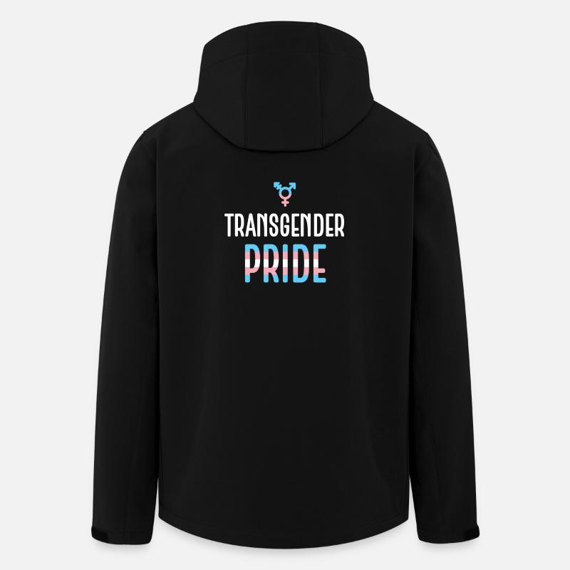 LGBTQ Pride Monat - Transgender Pride - Recycelte Männer Softshell-Jacke von Stanley/Stella - Schwarz
