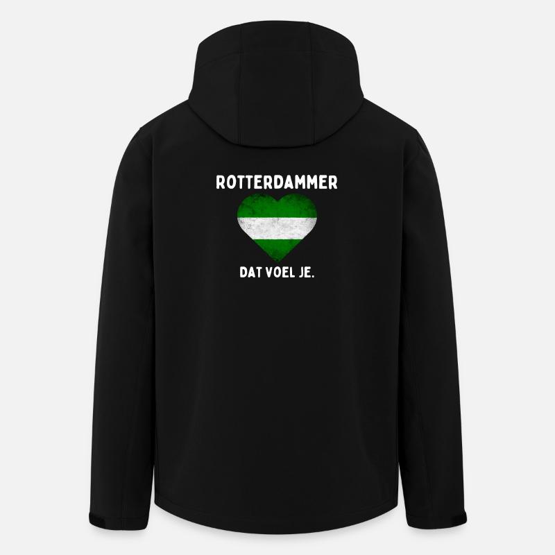Rotterdammer - Veste softshell homme en polyester recyclé Stanley/Stella - noir