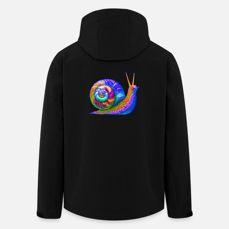 Snail - Men’s Recycled Softshell Jacket by Stanley/Stella - black