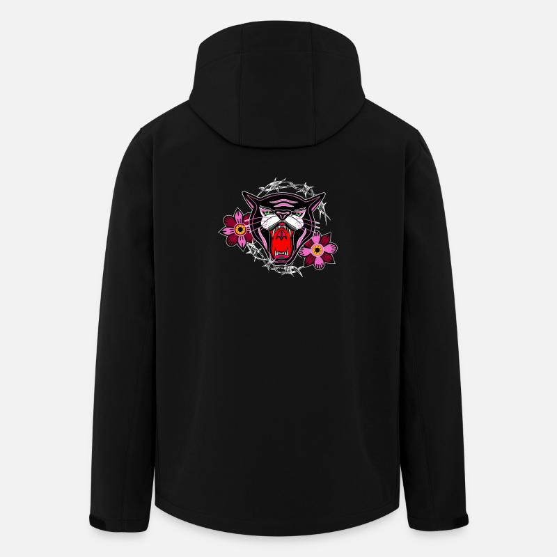 Panthère rose - Veste softshell homme en polyester recyclé Stanley/Stella - noir