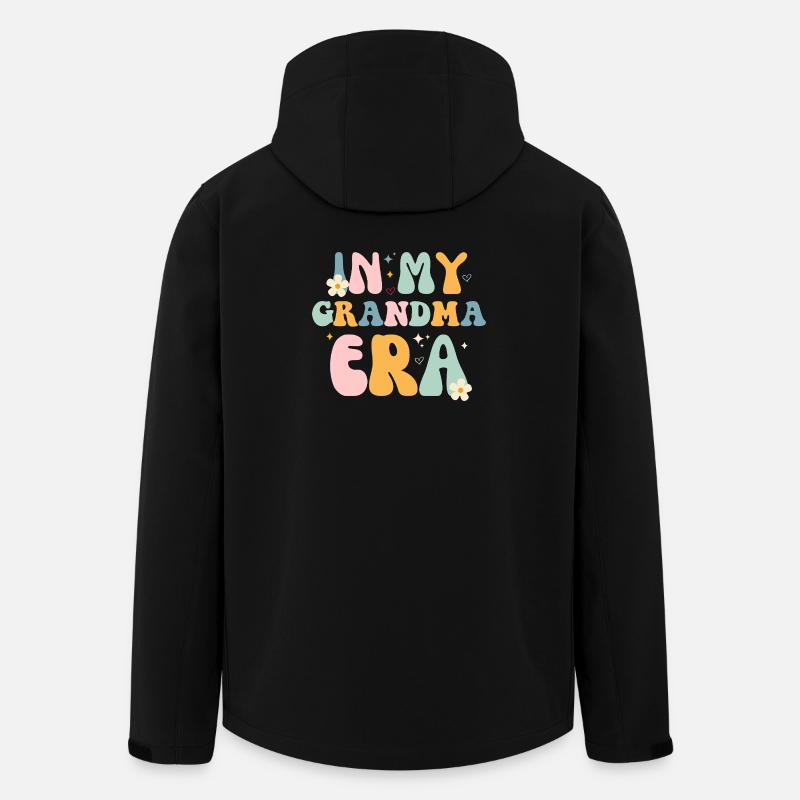 Design Tendresse Grandma - Veste softshell homme en polyester recyclé Stanley/Stella - noir