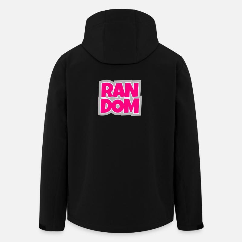 Random - chaotisch und absolut trendy. - Recycelte Männer Softshell-Jacke von Stanley/Stella - Schwarz