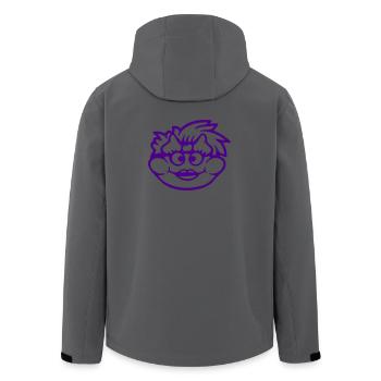 Frog Woman Pretty Toad Funny Female Girl - Men’s Recycled Softshell Jacket by Stanley/Stella - black - Back - AI Model Male 185 light (185cm)