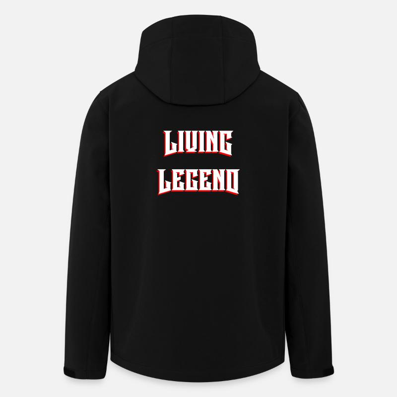 Living Legend - Recycelte Männer Softshell-Jacke von Stanley/Stella - Schwarz