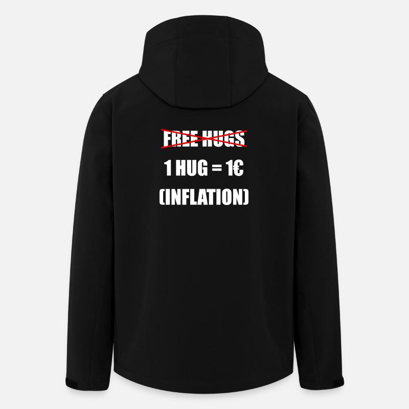 Câlins gratuits - Ajustés à l’inflation - Veste softshell homme en polyester recyclé Stanley/Stella - noir