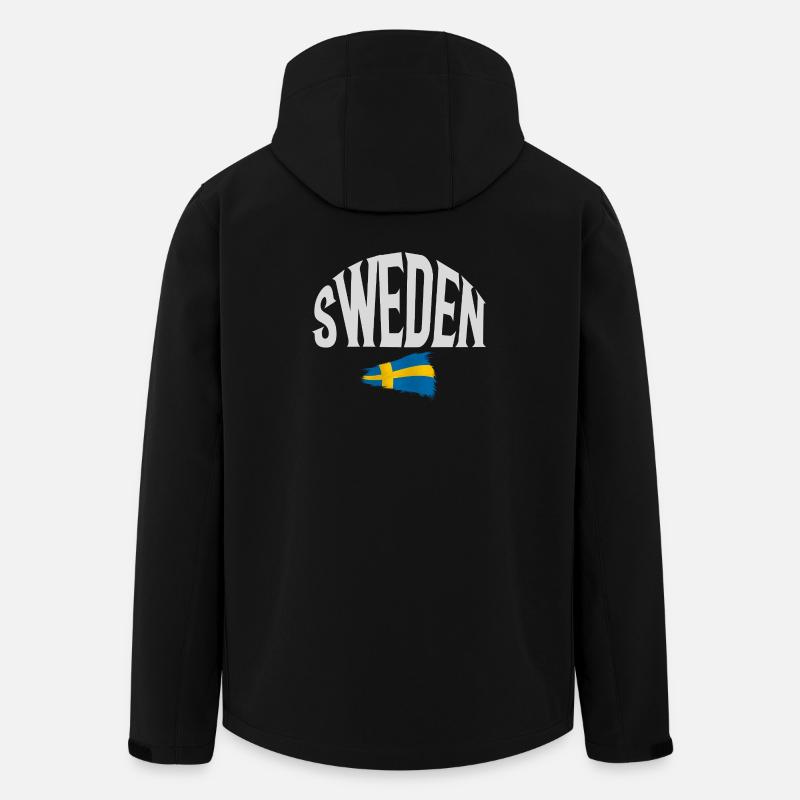Sweden - Recycelte Männer Softshell-Jacke von Stanley/Stella - Schwarz