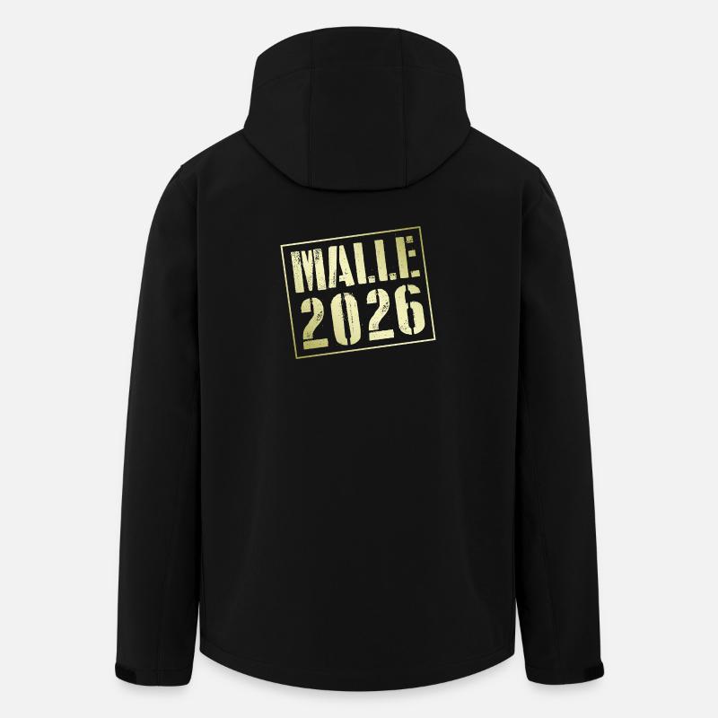 Malle 2026 - Men’s Recycled Softshell Jacket by Stanley/Stella - black