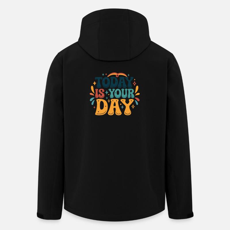 Aujourd'hui C'est Votre Jour - Veste softshell homme en polyester recyclé Stanley/Stella - noir