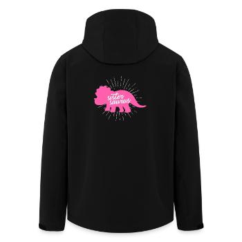 Sistersaurus Drôle de Sœur Dinosaure Tricératops - Veste softshell homme en polyester recyclé Stanley/Stella - noir - Dos - AI Model Male 185 light (185cm)
