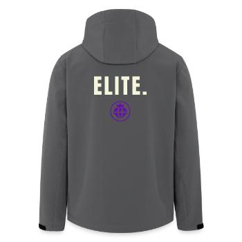 Elite. Success Edition - Royal Purple Crown - Recycelte Männer Softshell-Jacke von Stanley/Stella - Anthrazit - Hinten - AI Model Male 185 light (185cm)