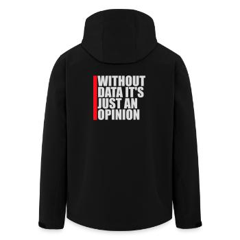 Sans données, ce n’est qu’un nerd de statistiques d’opinion - Veste softshell homme en polyester recyclé Stanley/Stella - noir - Dos - AI Model Male 185 light (185cm)