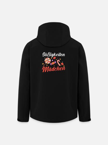 Süschigkeiten Naschkatze Süßes Mädchen - Recycelte Männer Softshell-Jacke von Stanley/Stella - Schwarz