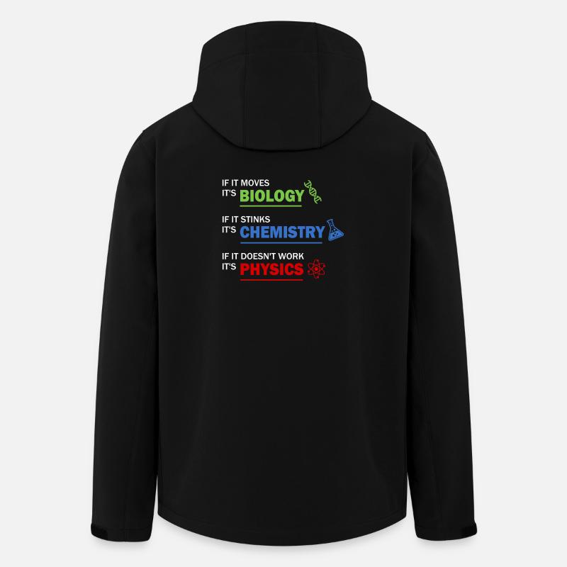 Naturwissenschaften - Recycelte Männer Softshell-Jacke von Stanley/Stella - Schwarz