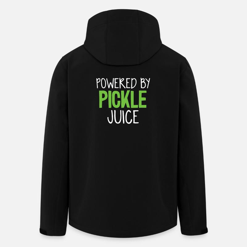 Powered by Pickle Juice - Men’s Recycled Softshell Jacket by Stanley/Stella - black