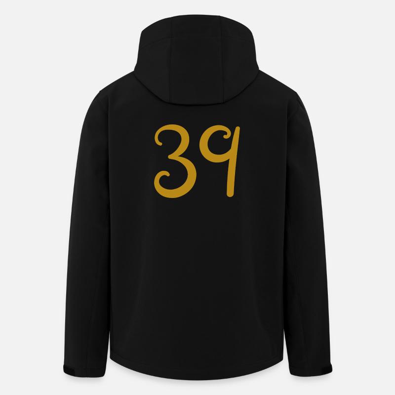 39 - Men’s Recycled Softshell Jacket by Stanley/Stella - black