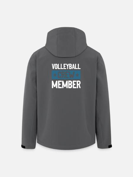 Volleyball Crew - Recycelte Männer Softshell-Jacke von Stanley/Stella - Schwarz