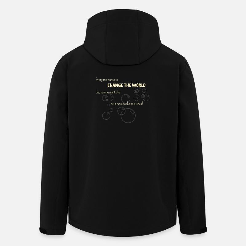 Un bienfaiteur sans amour maternel ;) - Veste softshell homme en polyester recyclé Stanley/Stella - noir