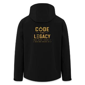 Code The Legacy Programmer T-Shirt - Veste softshell homme en polyester recyclé Stanley/Stella - noir - Dos - AI Model Male 185 light (185cm)