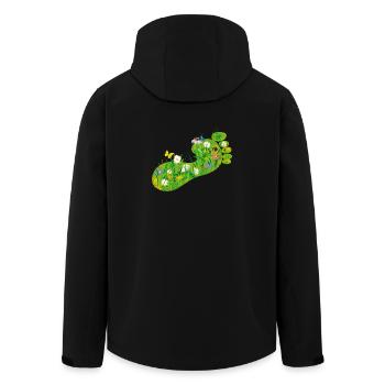 L'empreinte écologique - Veste softshell homme en polyester recyclé Stanley/Stella - noir - Dos - AI Model Male 185 light (185cm)