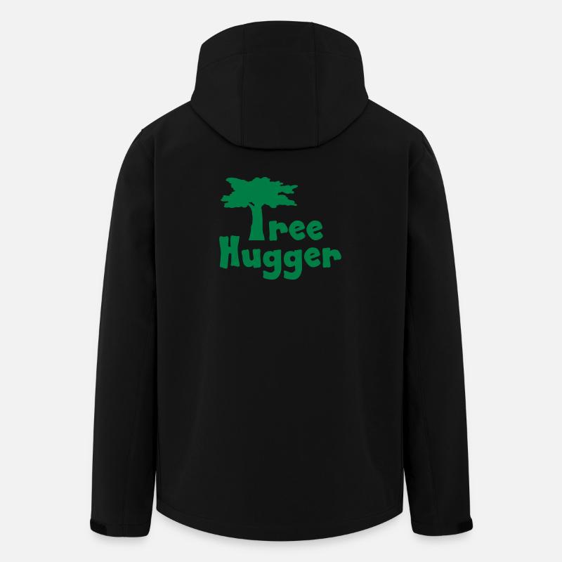 Tree Hugger - Recycelte Männer Softshell-Jacke von Stanley/Stella - Schwarz