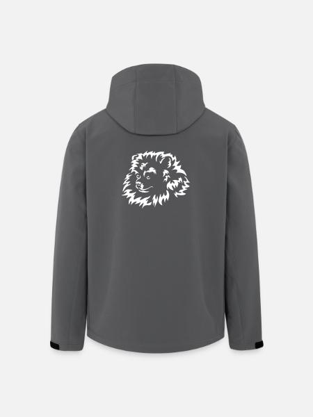 Miniature Spitz Head "Black Edition" - Men’s Recycled Softshell Jacket by Stanley/Stella - black