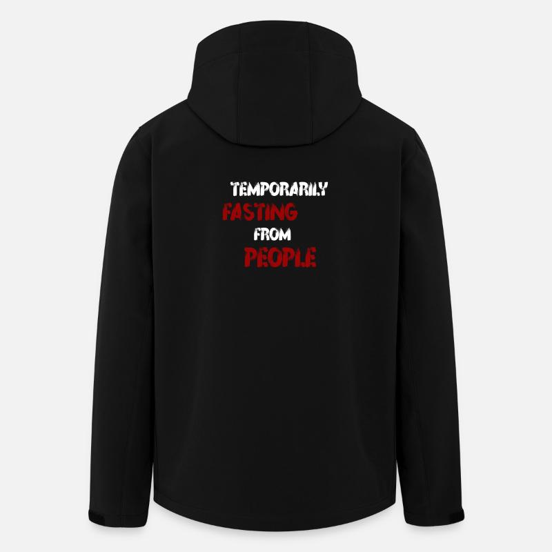 Fasting people - Recycelte Männer Softshell-Jacke von Stanley/Stella - Schwarz