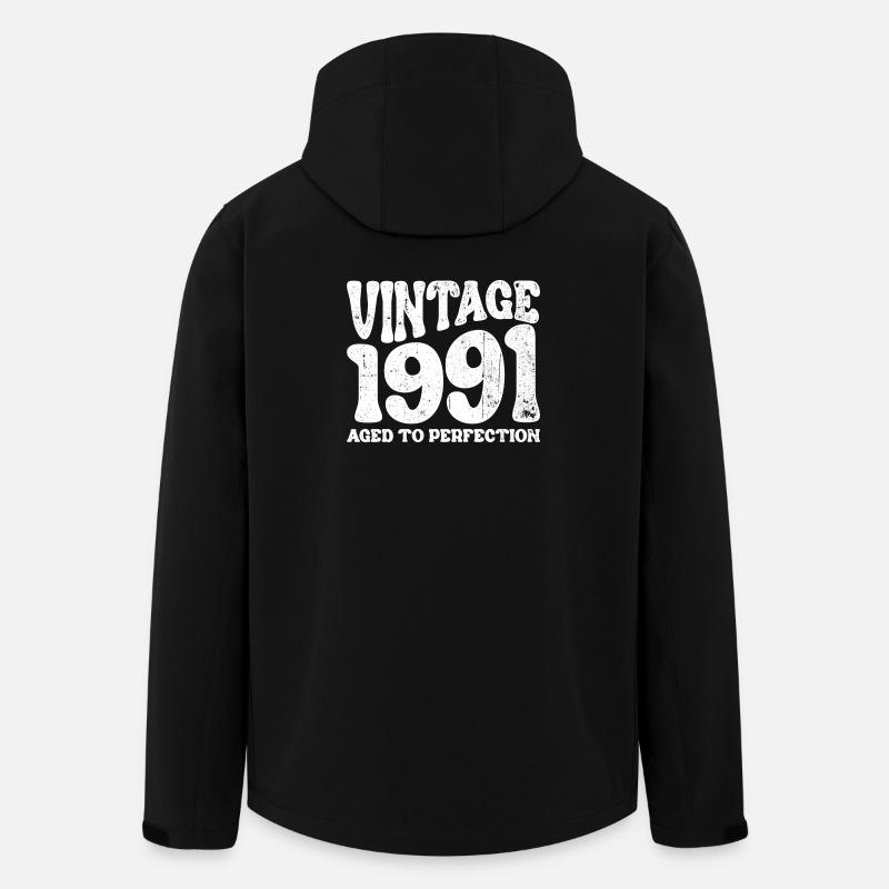 Millésime 1991 - Veste softshell homme en polyester recyclé Stanley/Stella - noir